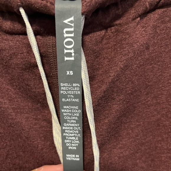 Vuori performance jogger in Mahogany Heather - Picture 4 of 4